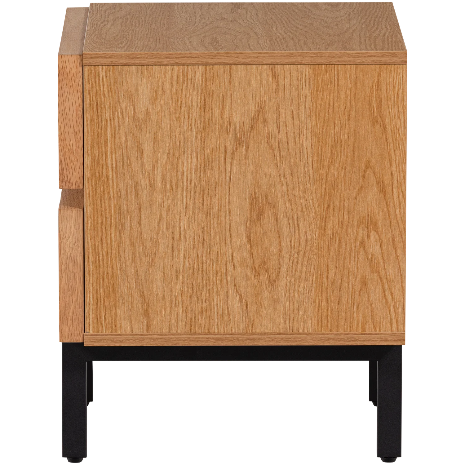 WOOOD - Tours ladekast/nachtkastje 2 lades melamine/mdf naturel