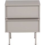 WOOOD - Tours ladekast/nachtkastje 2 lades melamine/mdf zand