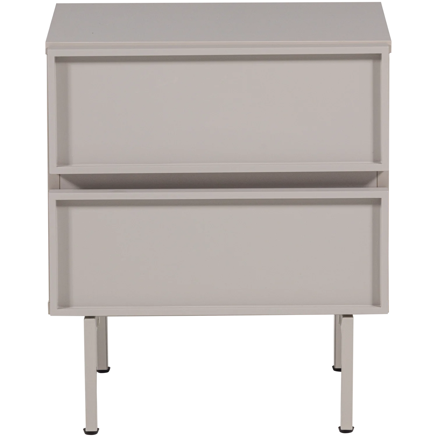WOOOD - Tours ladekast/nachtkastje 2 lades melamine/mdf zand