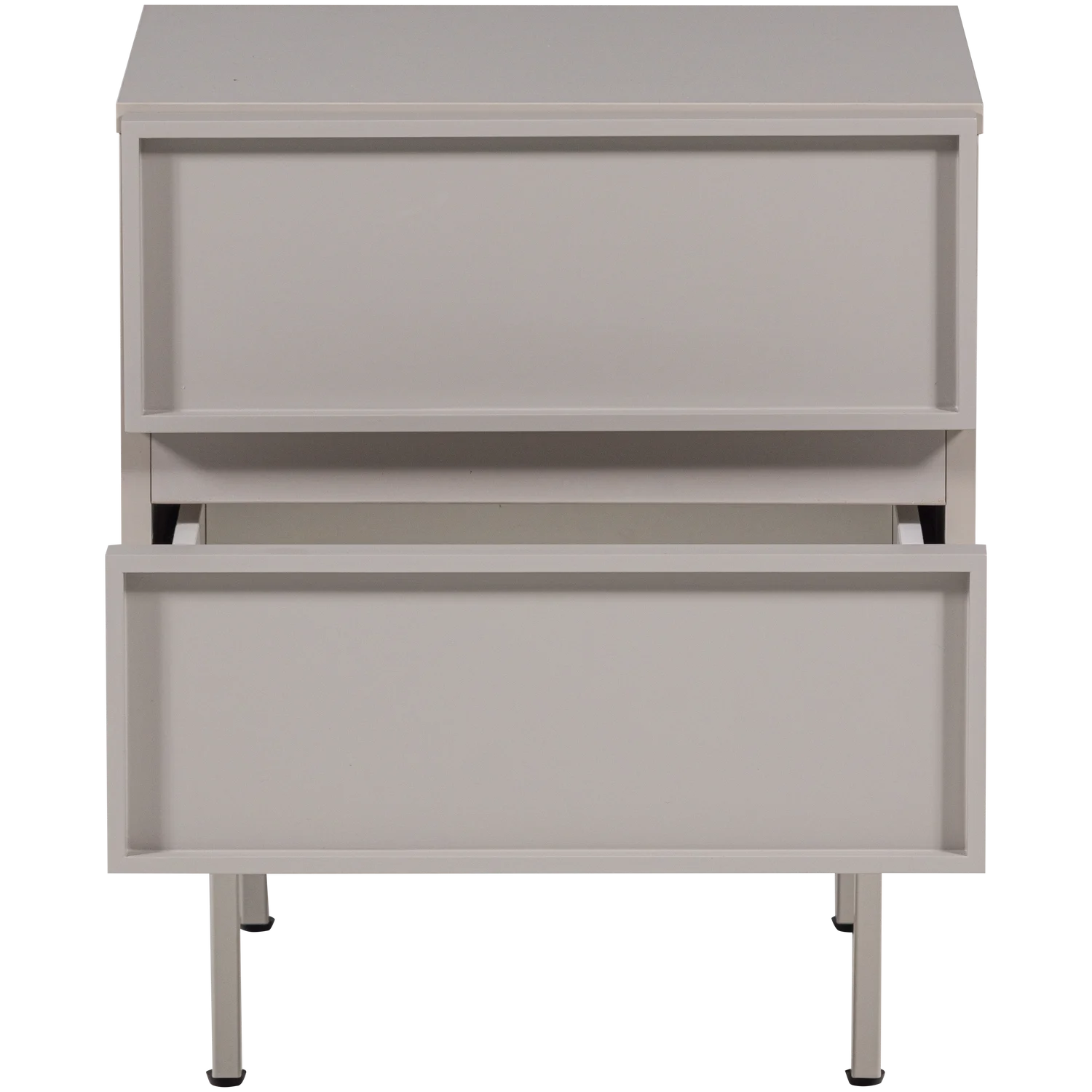 WOOOD - Tours ladekast/nachtkastje 2 lades melamine/mdf zand