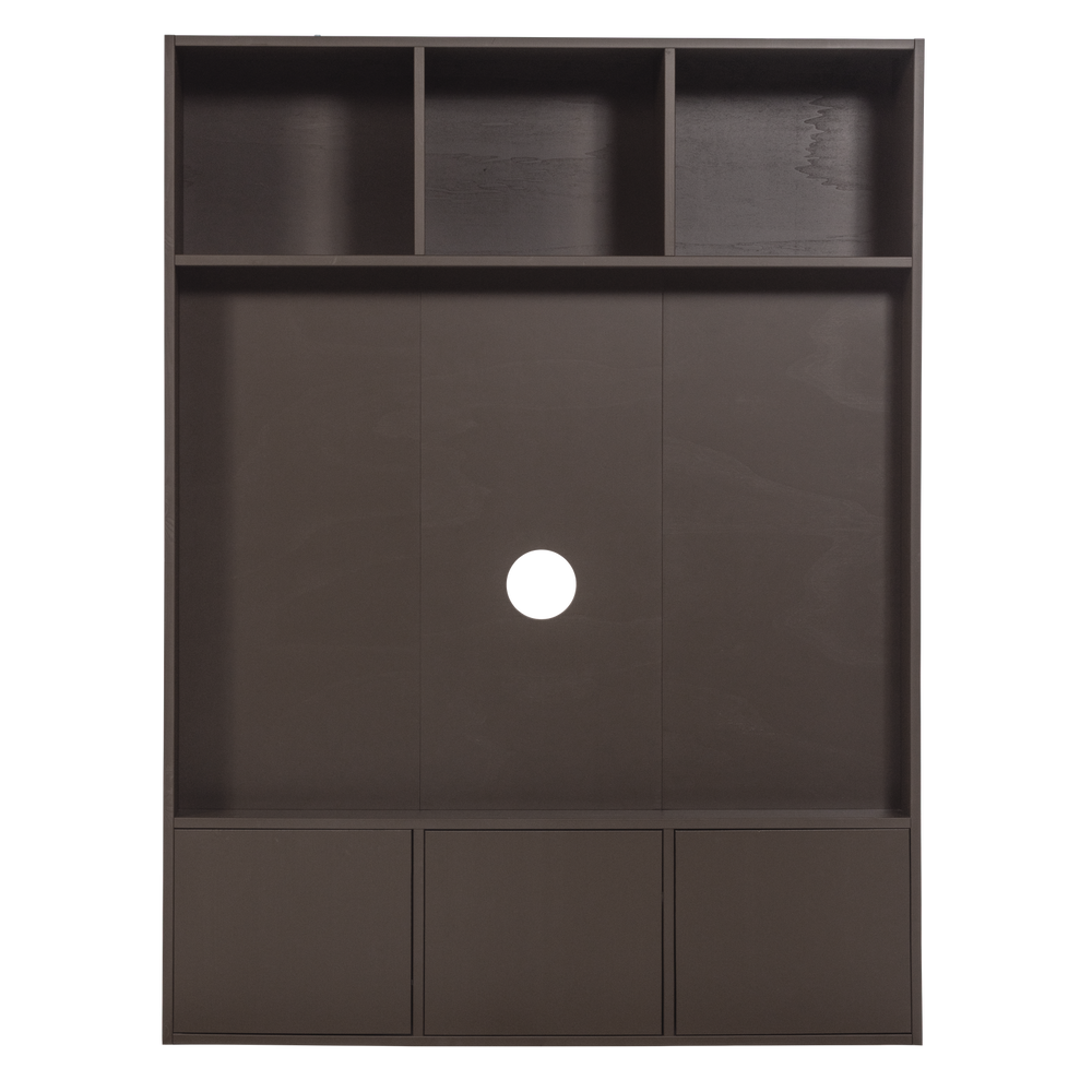 MEGGY TV OPBERGKAST 160 CM GRENEN MIDDENBRUIN [fsc]