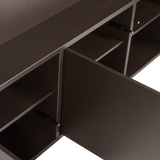 MEGGY TV OPBERGKAST 160 CM GRENEN MIDDENBRUIN [fsc]