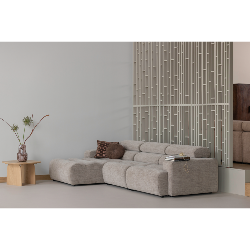 NOVI CHAISE LONGUE ELEMENT ARM LINKS NATUREL MELANGE