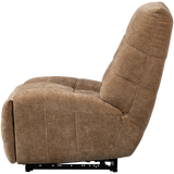 WOOOD - Hein relaxfauteuil elektrisch geweven rib lichtbruin