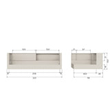 CARTER BED GRENEN WIT 90x200CM [fsc]