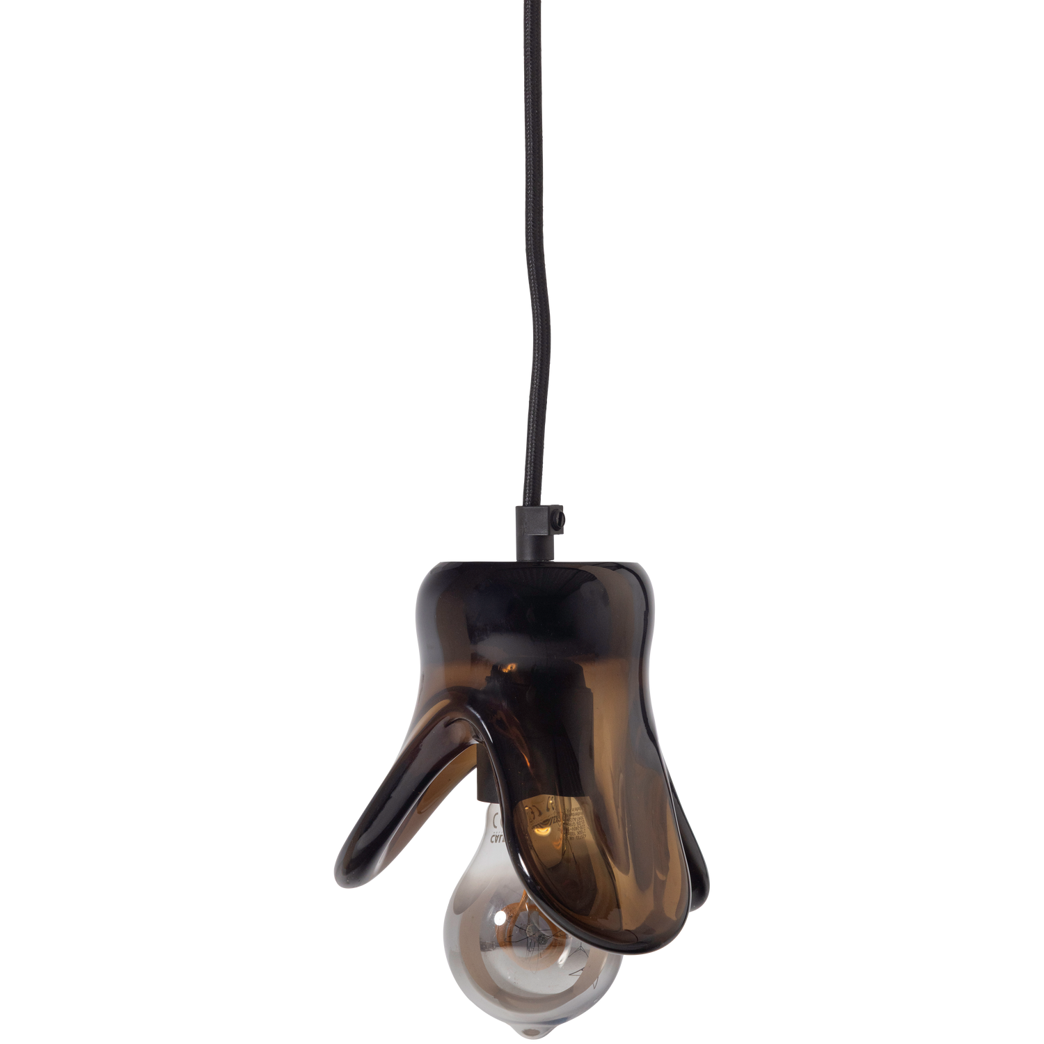 ELLE HANGLAMP KLEIN GLAS BRUIN