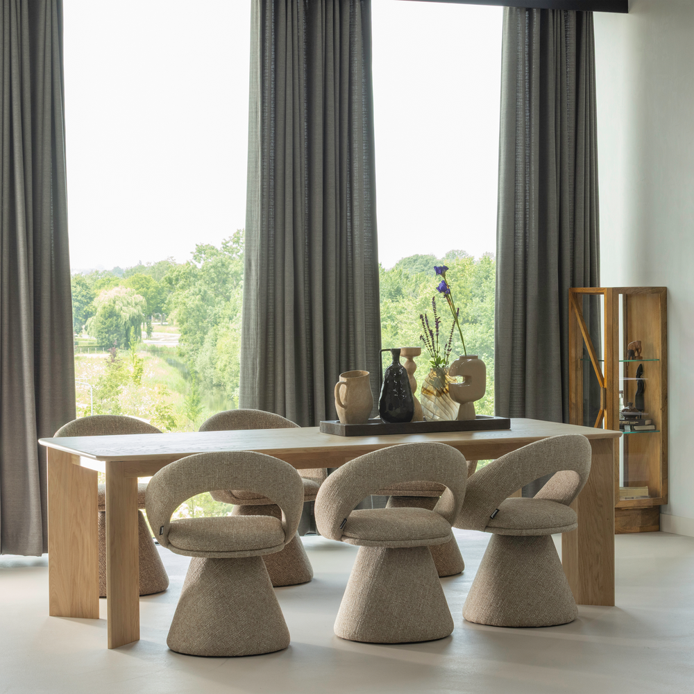 KELLA 1-DEURS KAST MANGOHOUT NATUREL