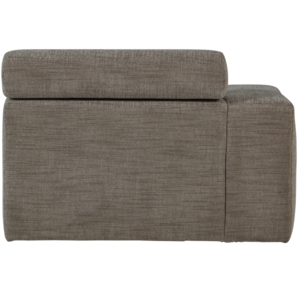 NOVI CHAISE LONGUE ELEMENT ARM LINKS GRIJS MELANGE