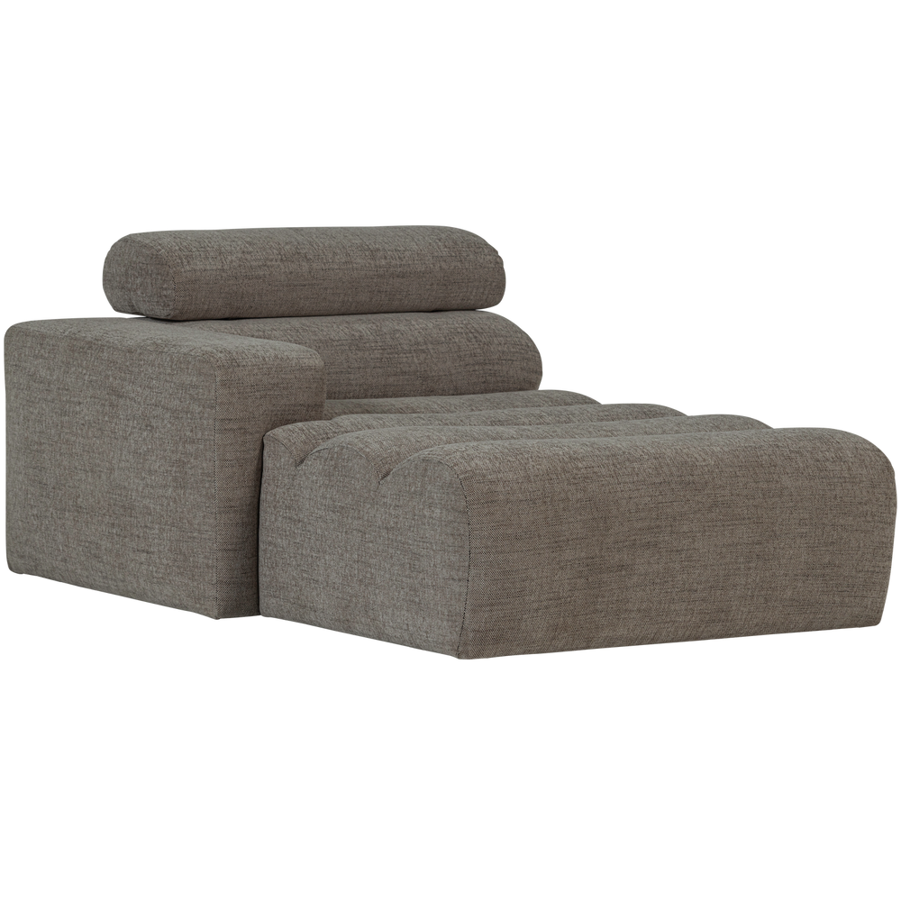 NOVI CHAISE LONGUE ELEMENT ARM LINKS GRIJS MELANGE