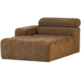 NOVI CHAISE LONGUE ELEMENT ARM LINKS KARAMELBRUIN MELANGE