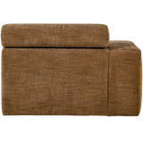 NOVI CHAISE LONGUE ELEMENT ARM LINKS KARAMELBRUIN MELANGE