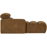 NOVI CHAISE LONGUE ELEMENT ARM LINKS KARAMELBRUIN MELANGE