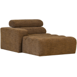 NOVI CHAISE LONGUE ELEMENT ARM LINKS KARAMELBRUIN MELANGE