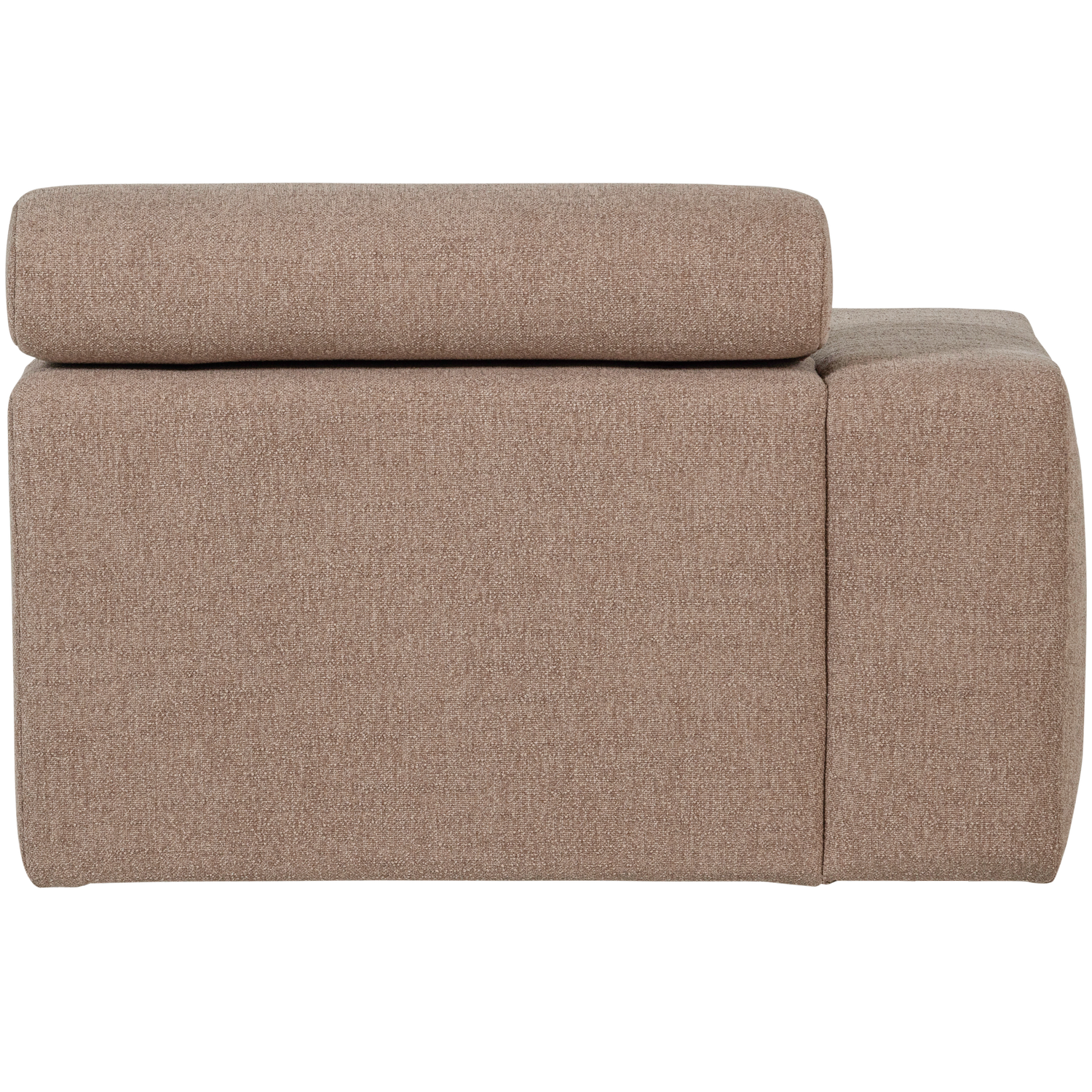 NOVI CHAISE LONGUE ELEMENT ARM LINKS BOUCLE TAUPE