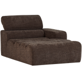 NOVI CHAISE LONGUE ELEMENT ARM RECHTS DONKERBRUIN MELANGE