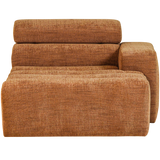 NOVI CHAISE LONGUE ELEMENT ARM RECHTS ORANJE MELANGE