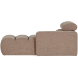 NOVI CHAISE LONGUE ELEMENT ARM RECHTS BOUCLE TAUPE