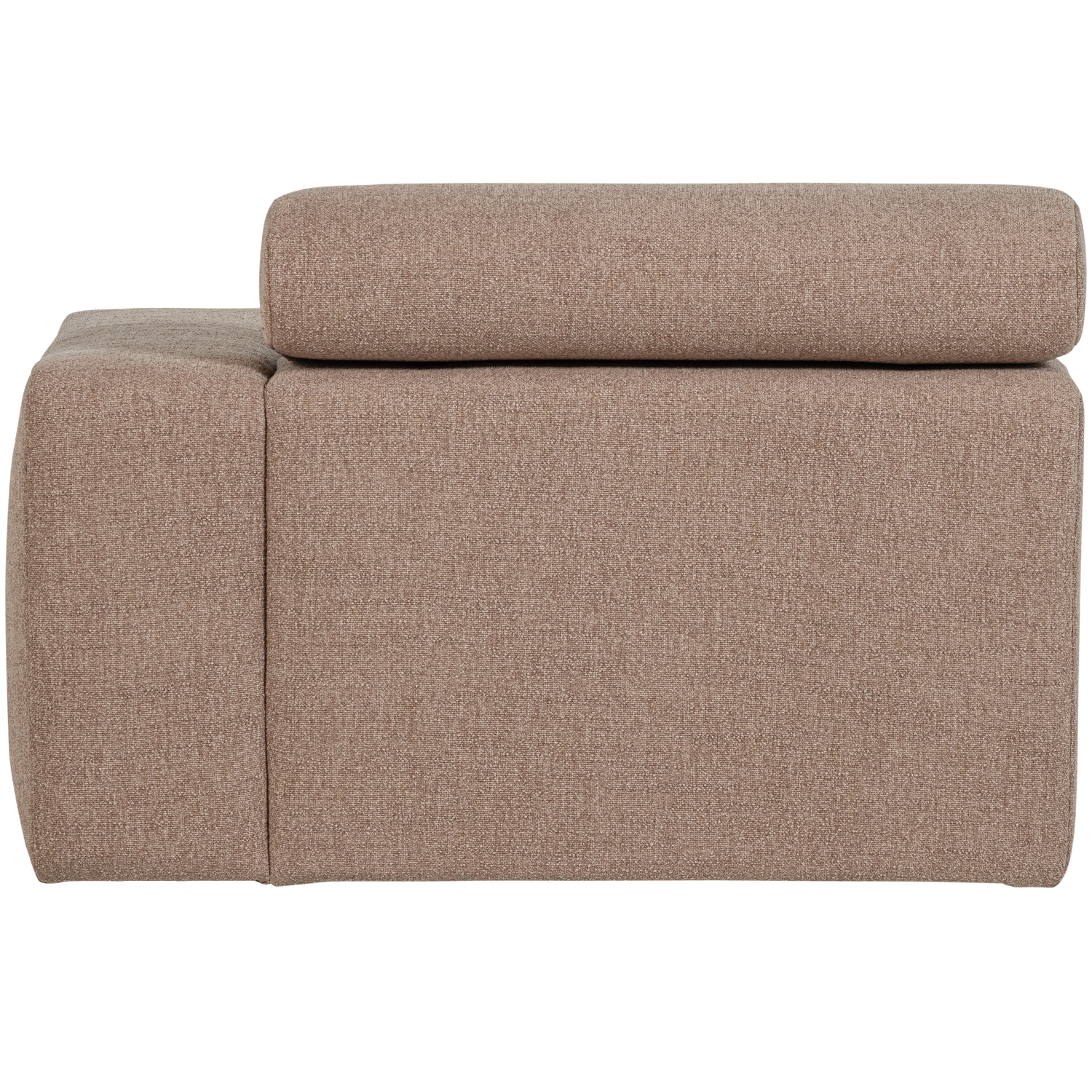 NOVI CHAISE LONGUE ELEMENT ARM RECHTS BOUCLE TAUPE