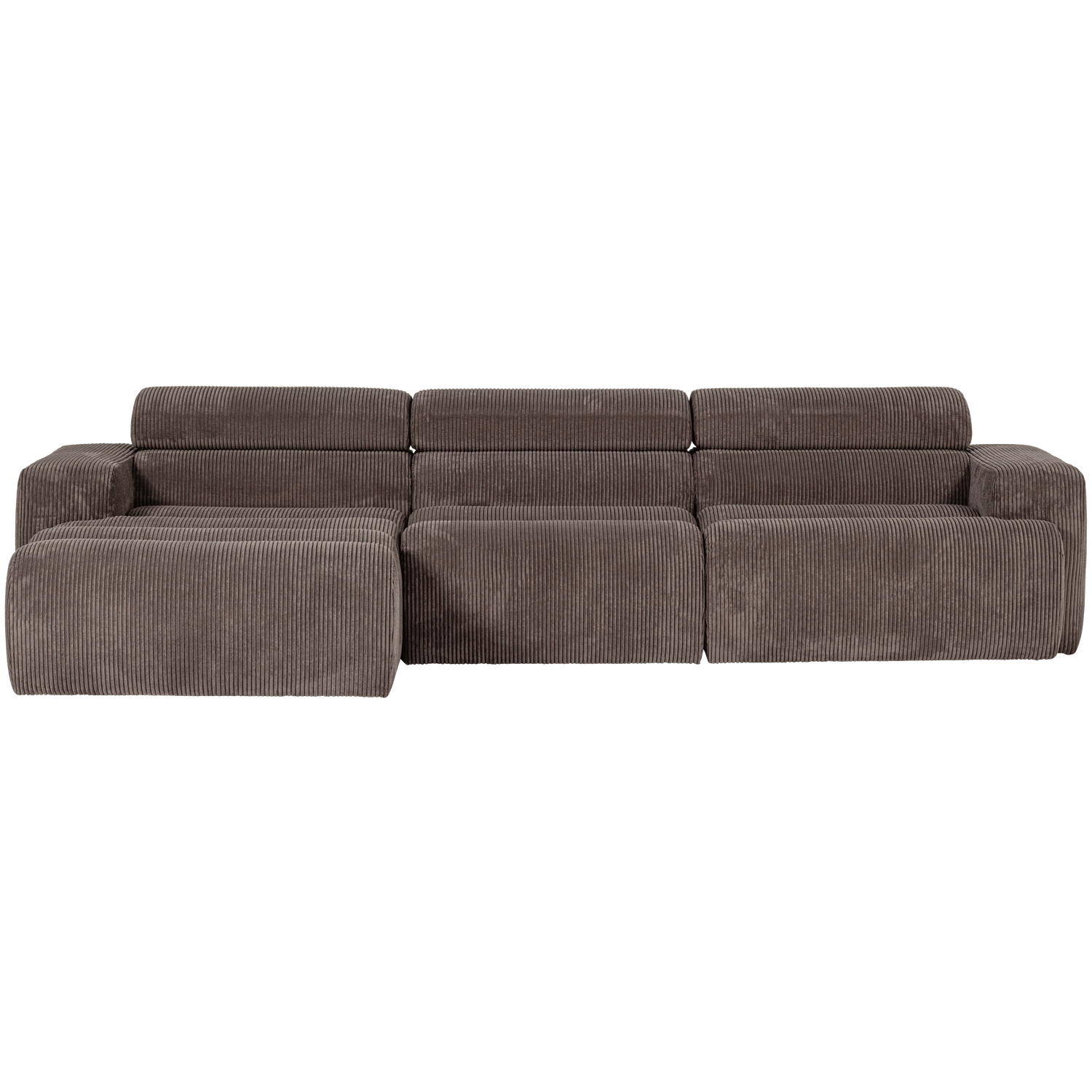 NOVI CHAISE LONGUE BANK LINKS RIBSTOF GRIJSBRUIN