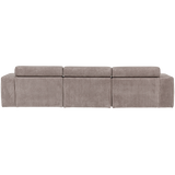 NOVI CHAISE LONGUE BANK LINKS RIBSTOF ZAND
