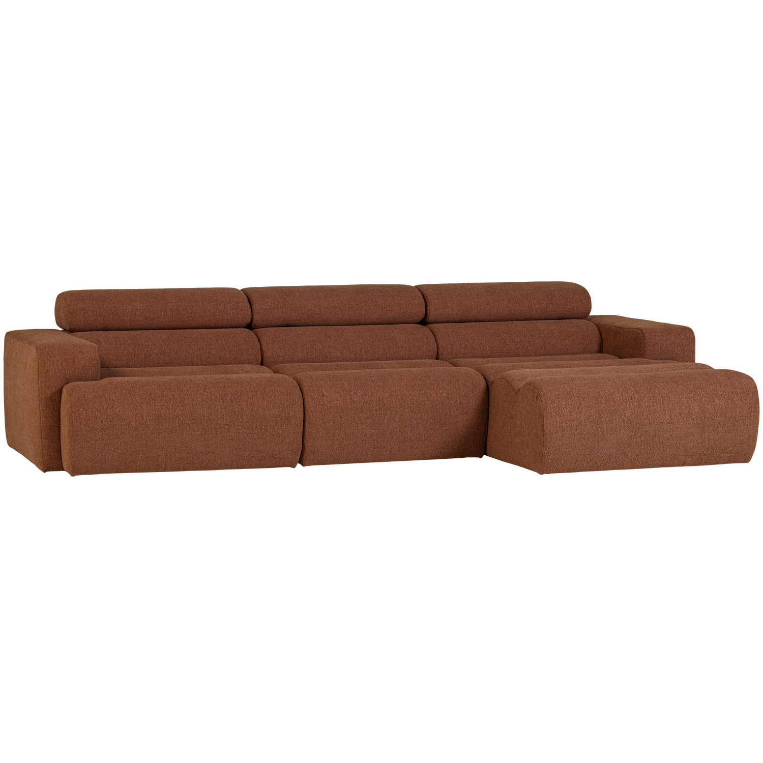 NOVI CHAISE LONGUE BANK RECHTS BOUCLE TERRA