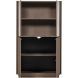 NOVA LAGE VITRINEKAST GRENEN TRUFFEL BRUIN [fsc]