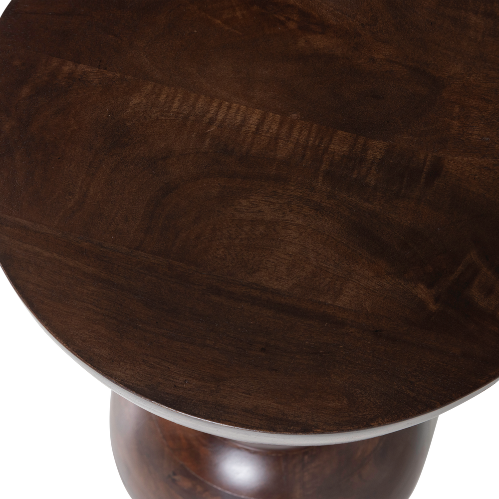 EMEL BIJZETTAFEL MANGOHOUT DONKERBRUIN [fsc]