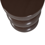 BRENO BIJZETTAFEL METAAL DONKERBRUIN