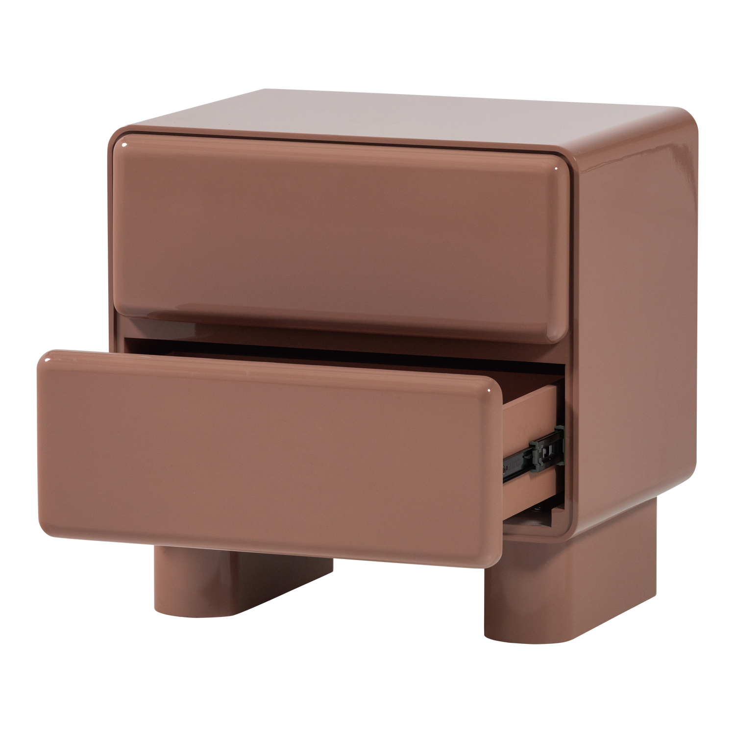 LUSTRA LADEKAST/NACHTKASTJE HOUT HOOGGLANS OUDROZE [fsc]