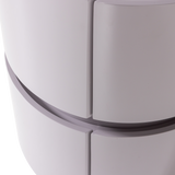 LUNEX LADEKAST/NACHTKASTJE HOUT HOOGGLANS LICHTGRIJS [fsc]