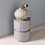 LUNEX LADEKAST/NACHTKASTJE HOUT HOOGGLANS LICHTGRIJS [fsc]