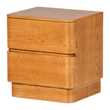 FEJO LADEKAST/NACHTKASTJE 2 LADES MDF BRUIN [fsc]