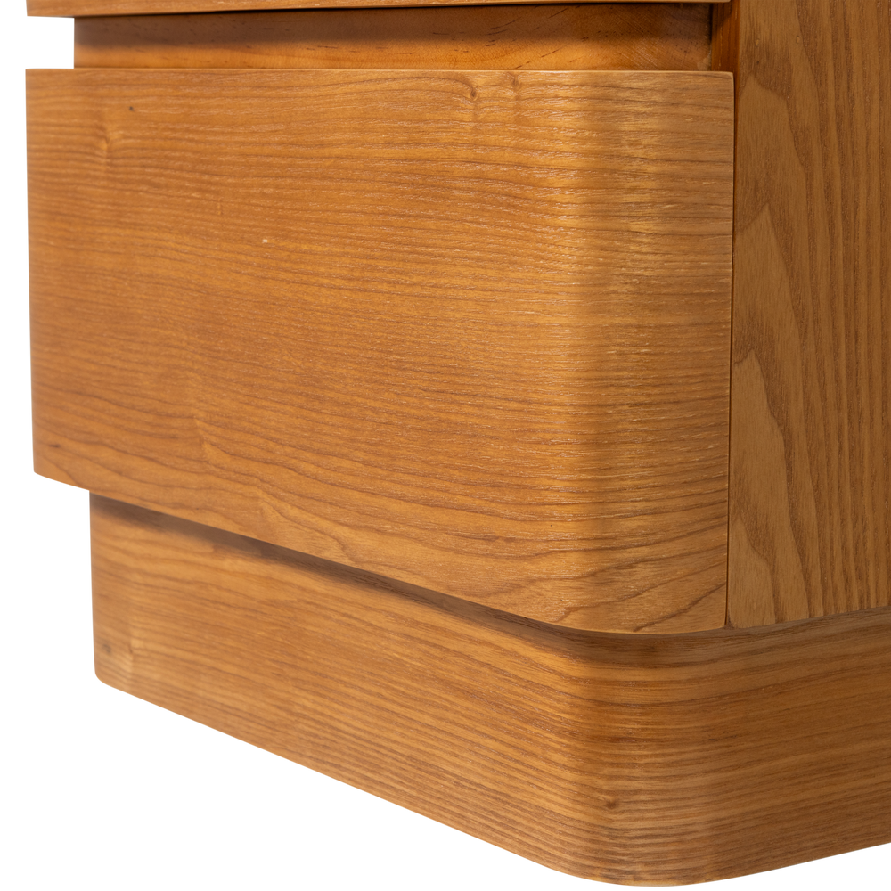 FEJO LADEKAST/NACHTKASTJE 2 LADES MDF BRUIN [fsc]