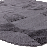 LIVO VLOERKLEED VISCOSE/WOL GRIJS 170x240 CM