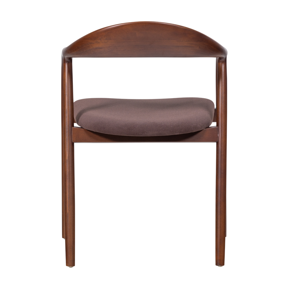 BRAN EETKAMERSTOEL BEUKENHOUT VELVET BRUIN [fsc]