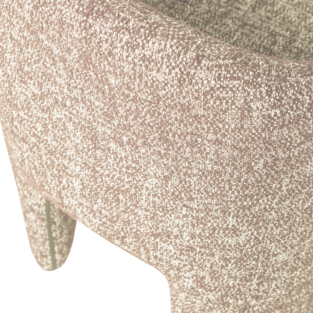 CORDO EETKAMERSTOEL MET WIELEN MELANGE NATUREL [fsc]