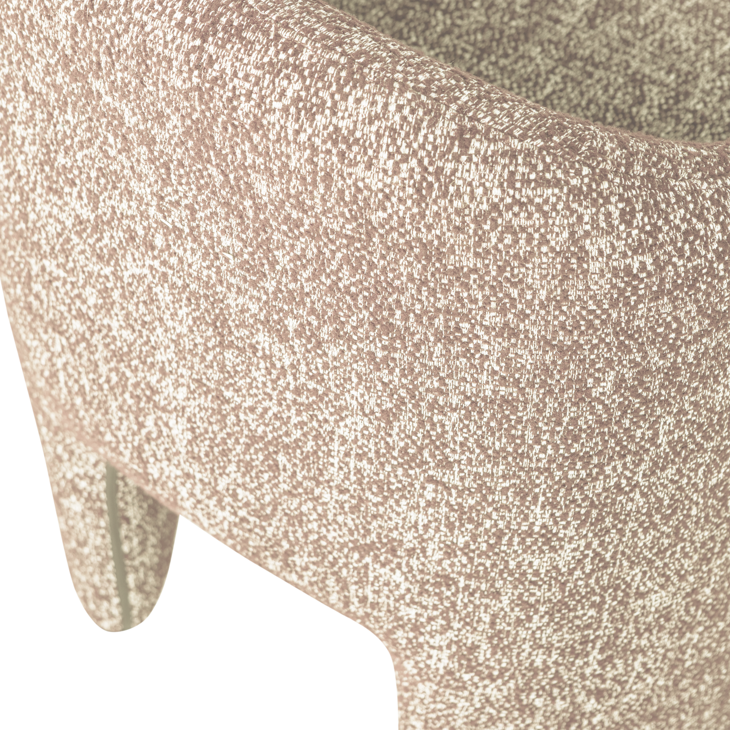 CORDO EETKAMERSTOEL MET WIELEN MELANGE NATUREL [fsc]