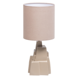 BRUNE TAFELLAMP METAAL HOOGGLANS ZAND