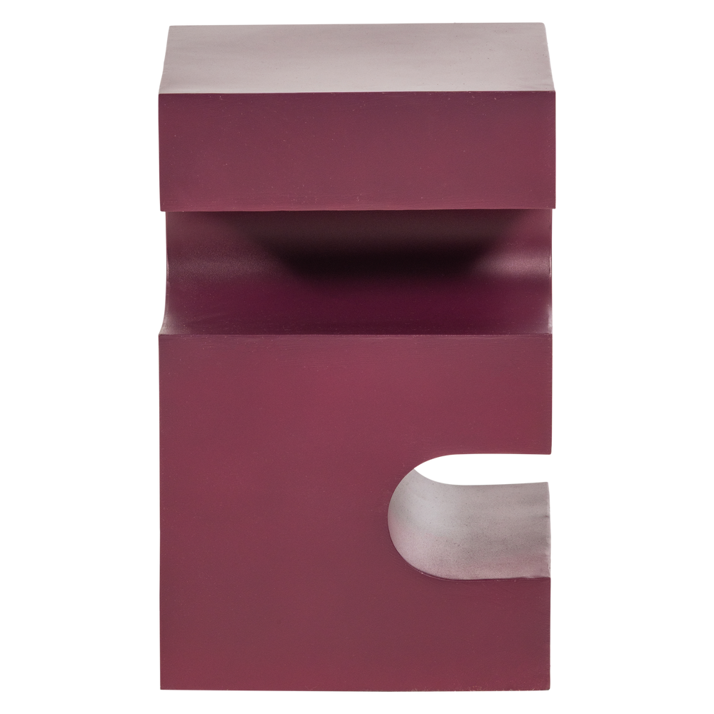 JESSA BIJZETTAFEL METAAL PAARS/BRUIN