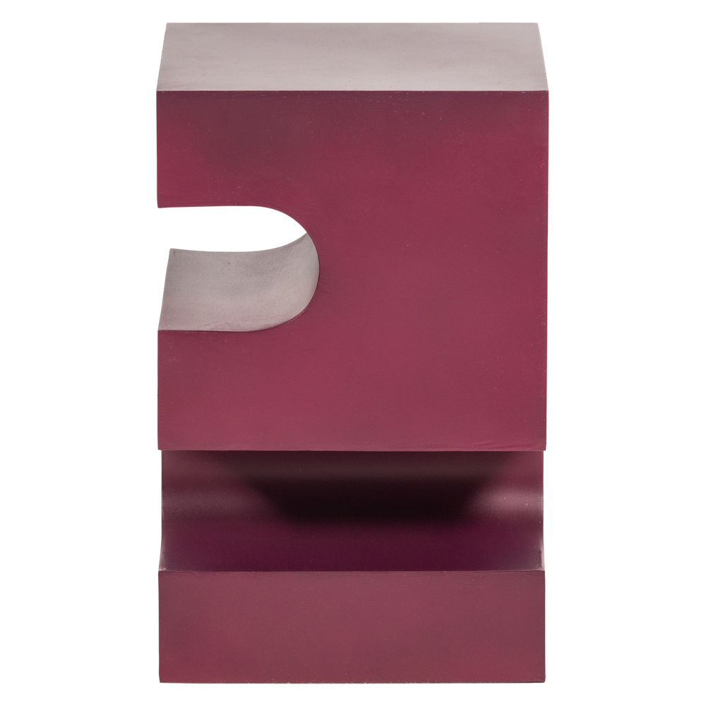 JESSA BIJZETTAFEL METAAL PAARS/BRUIN