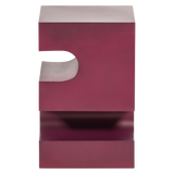 JESSA BIJZETTAFEL METAAL PAARS/BRUIN