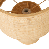 SYRO TAFELLAMP RAFFIA NATUREL 55XO42 CM