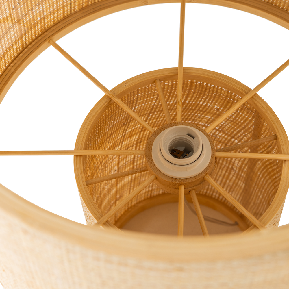 SYRO TAFELLAMP RAFFIA NATUREL 55XO42 CM