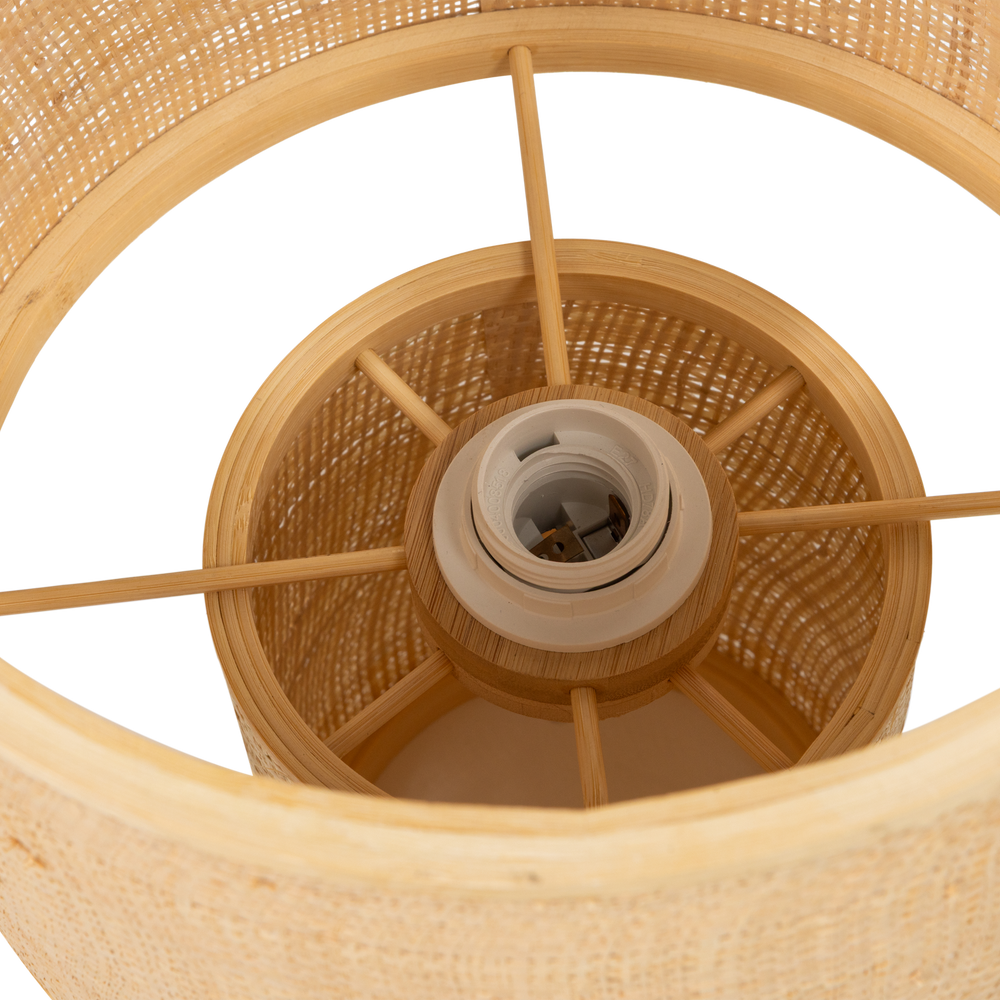 SYRO TAFELLAMP RAFFIA NATUREL 38XO28 CM