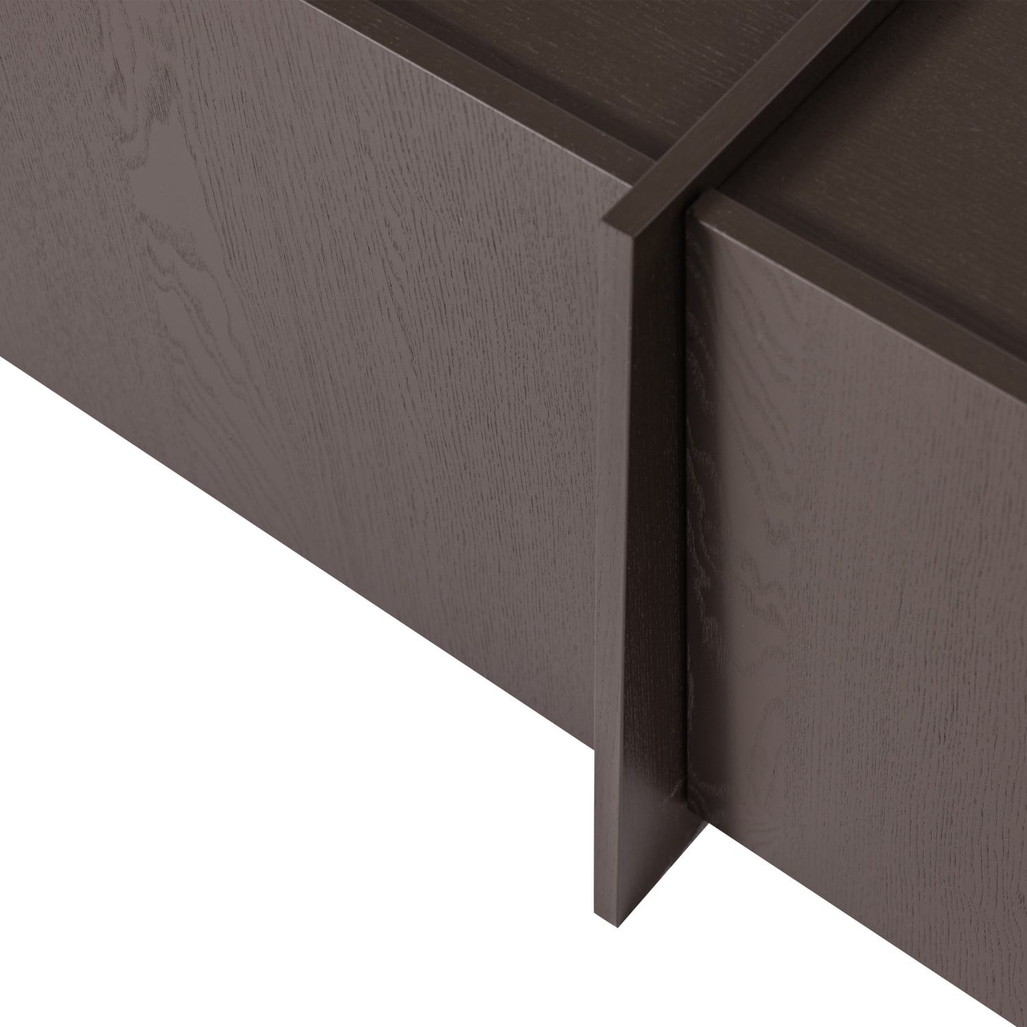 BROCK TV MEUBEL 200 CM ESSEN FINEER MIDDENBRUIN [fsc]