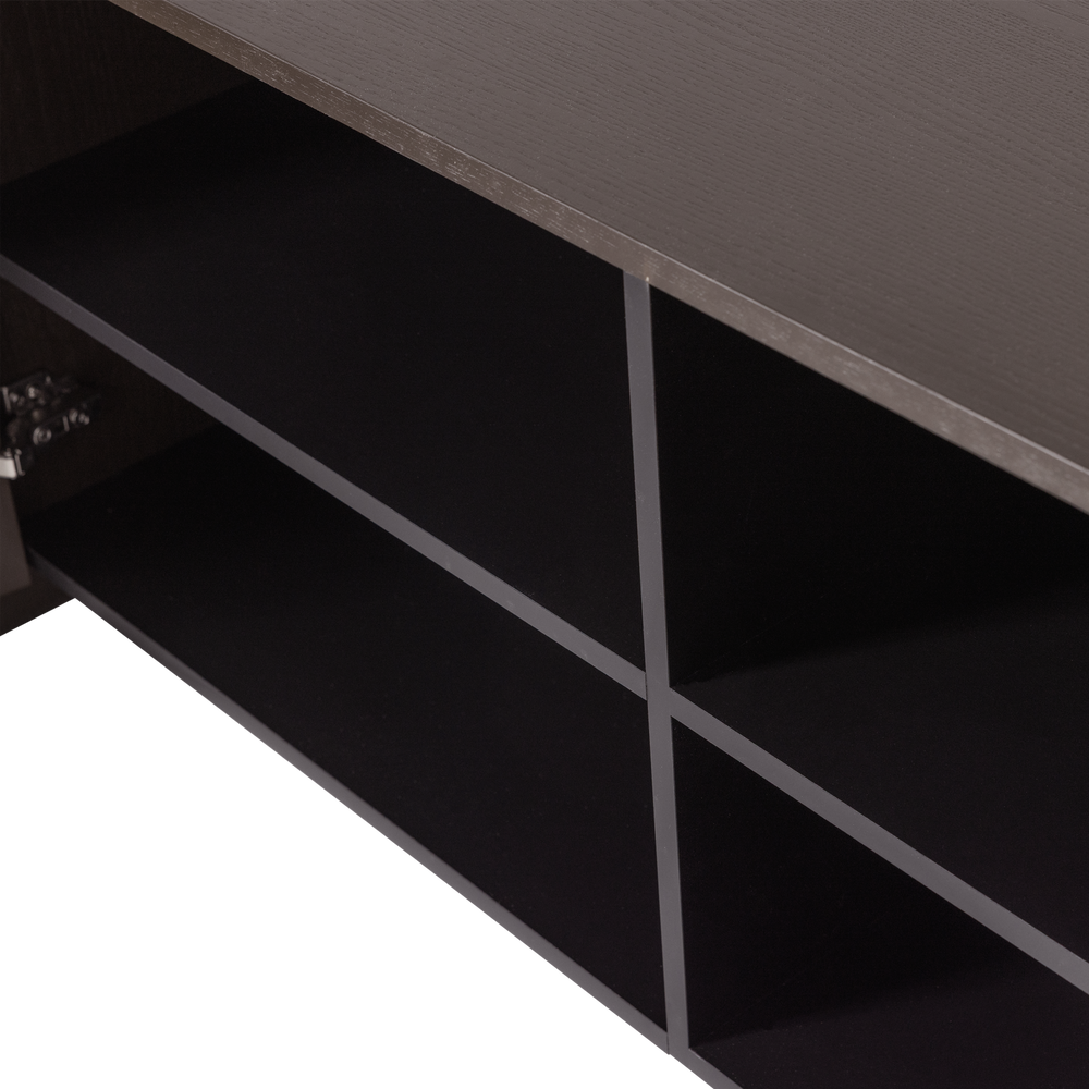 BROCK TV MEUBEL 200 CM ESSEN FINEER MIDDENBRUIN [fsc]