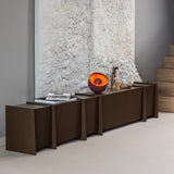 BROCK TV MEUBEL 102 CM ESSEN FINEER MIDDENBRUIN [fsc]