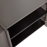 BROCK TV MEUBEL 102 CM ESSEN FINEER WARMGRIJS [fsc]