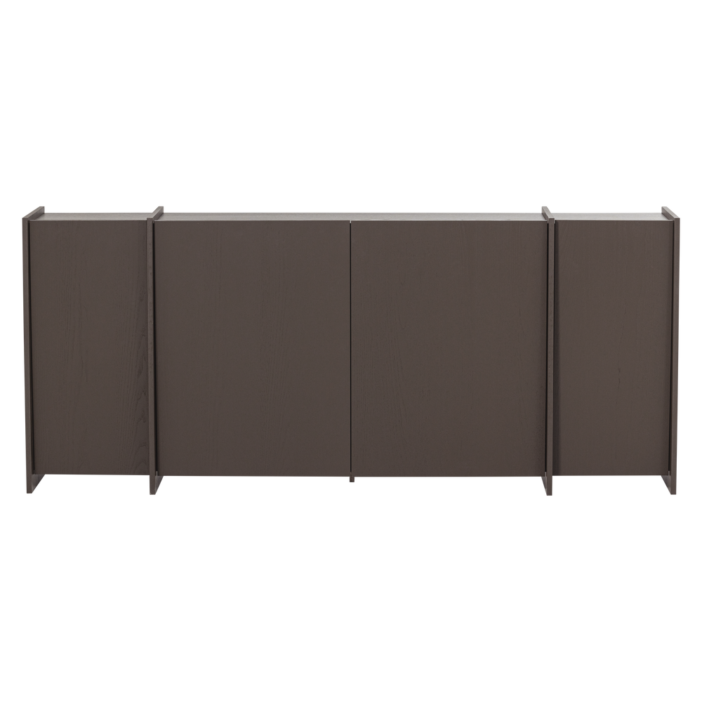 BROCK DRESSOIR 200 CM ESSEN FINEER MIDDENBRUIN [fsc]