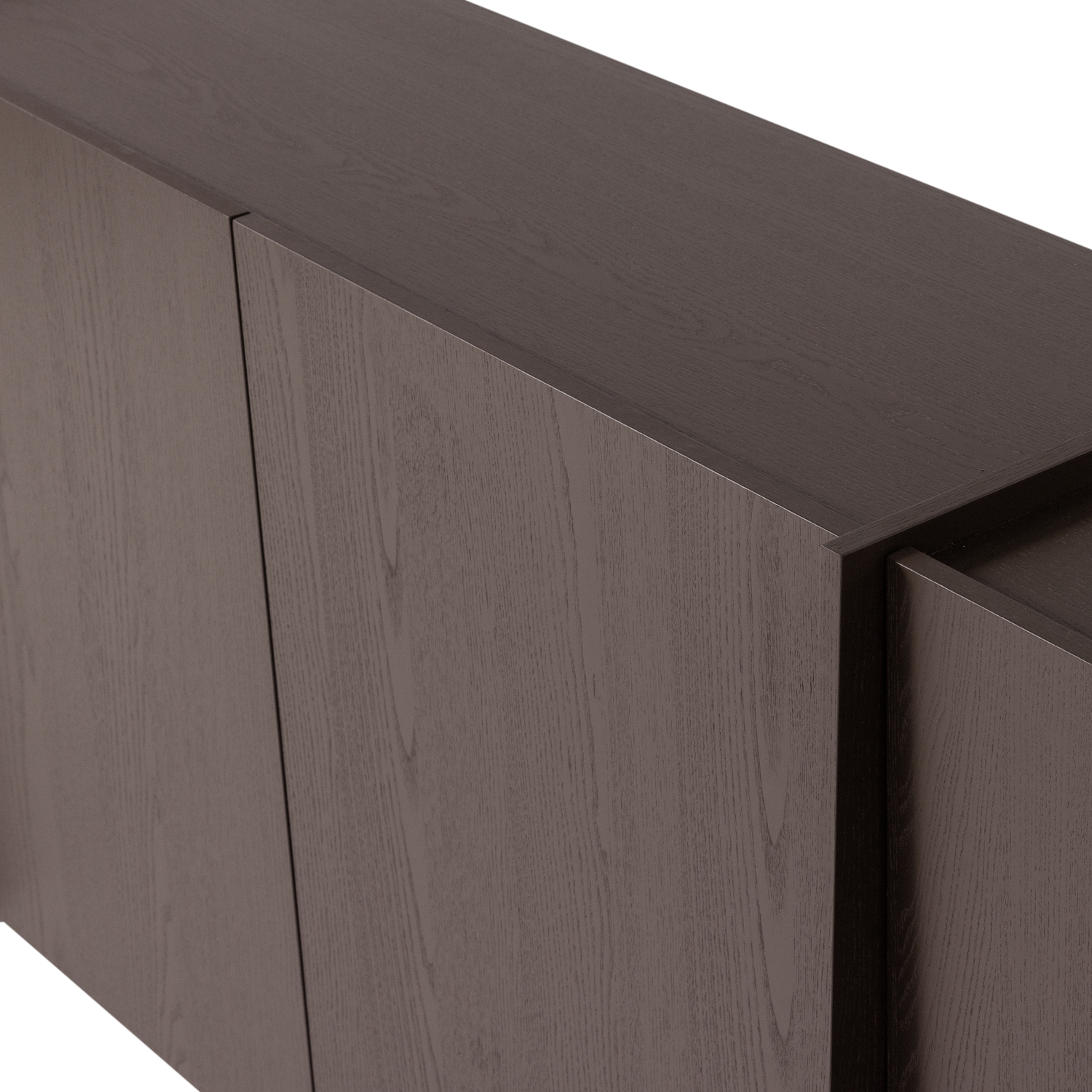 BROCK DRESSOIR 200 CM ESSEN FINEER MIDDENBRUIN [fsc]